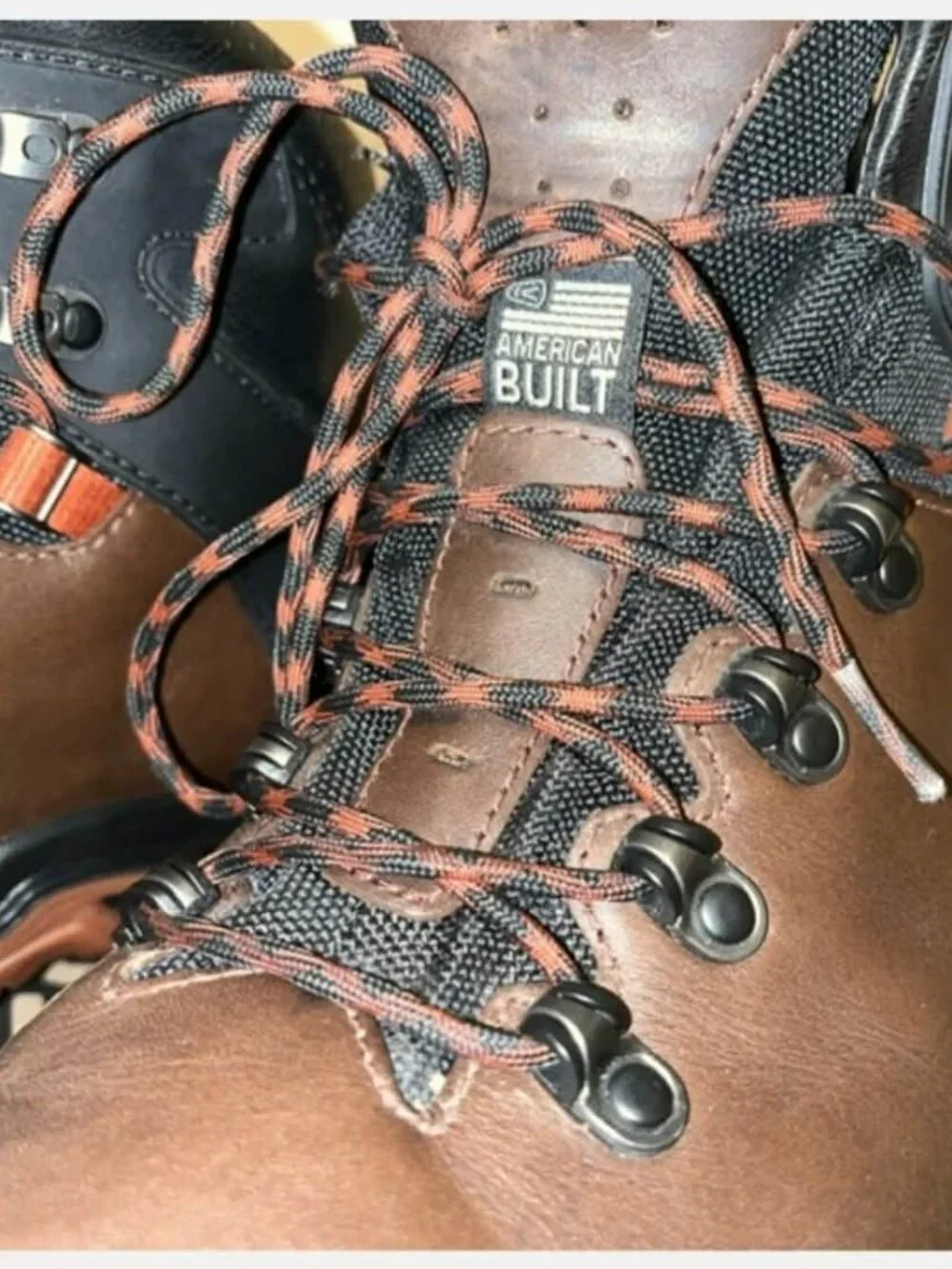 KEEN Mens 11, Brown Leather, Liberty Ridge WP Outdoor Hiking Boots, Made in USA